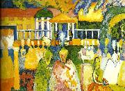Wassily Kandinsky crinolines oil painting on canvas